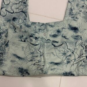 Balance Collection Blue and Gray Leggings